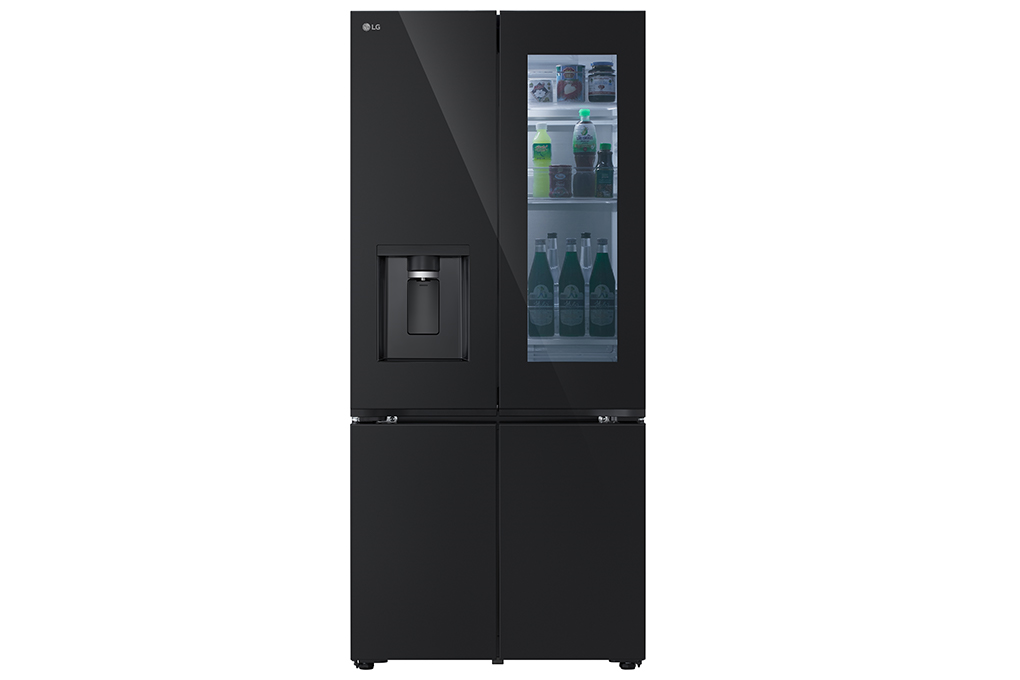 Tủ lạnh LG Inverter 612 lít Multi Door InstaView LFD61BLGAI Màu Đen