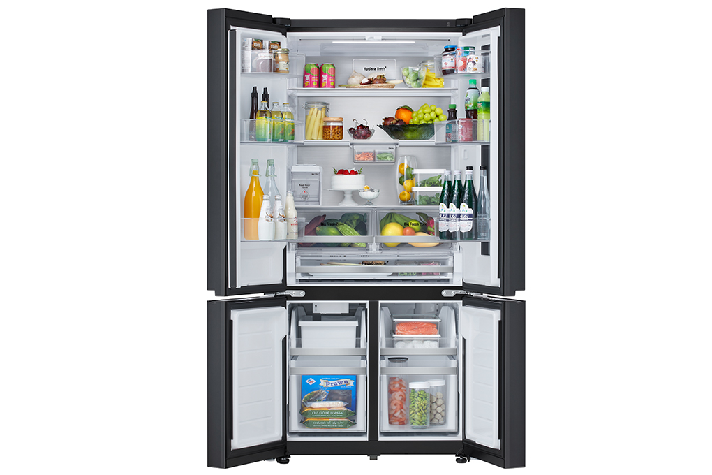 Tủ lạnh LG Inverter 612 lít Multi Door InstaView LFD61BLGAI Màu Đen