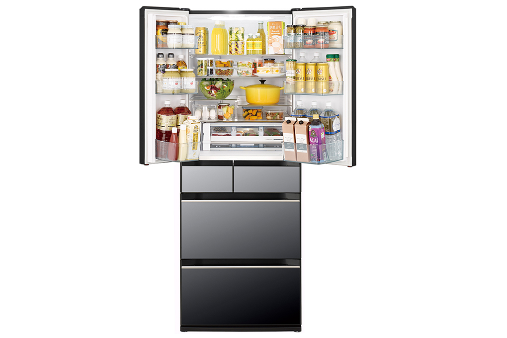 Tủ lạnh Hitachi Inverter 617 lít Multi Door R-HW620RV XK Màu Đen