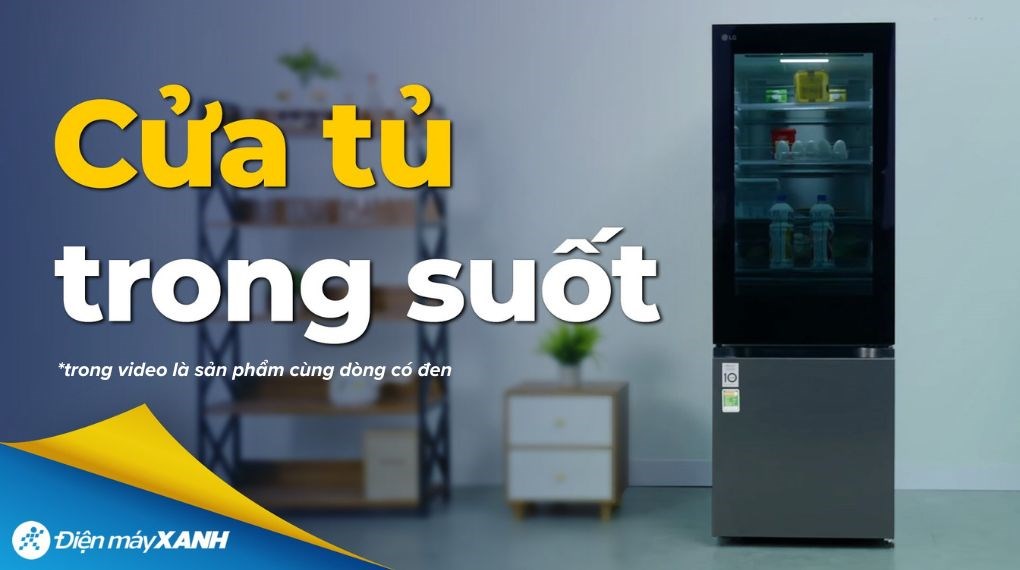 Tủ lạnh LG Inverter 340 lít InstaView LBB33BLMAI