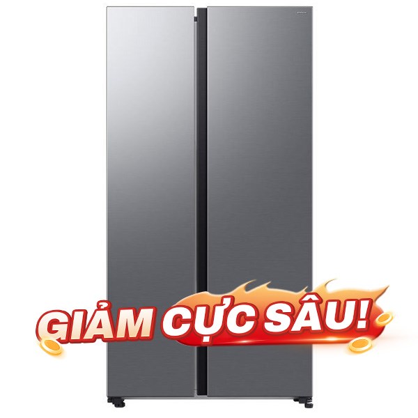 Tủ lạnh Samsung Inverter 655 lít Side By Side RS70F65Q3TSV
