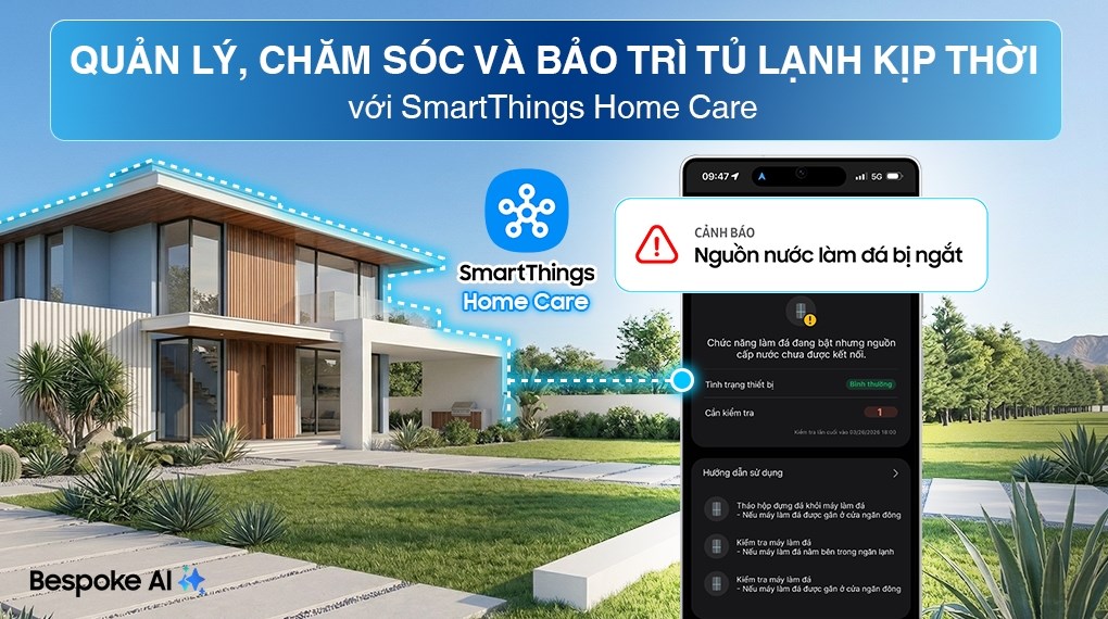 Tủ lạnh Samsung Inverter 634 lít Side By Side RS80F65J2BSV