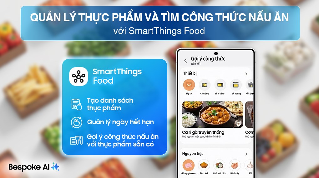 Tủ lạnh Samsung Inverter 615 lít Side By Side AI Home RS90F65D2FSV