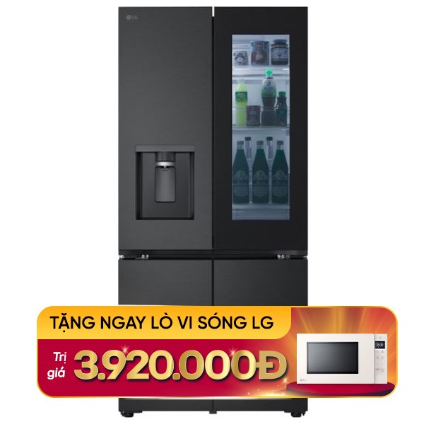 LG Inverter 576 lít InstaView LFD58BLMAI