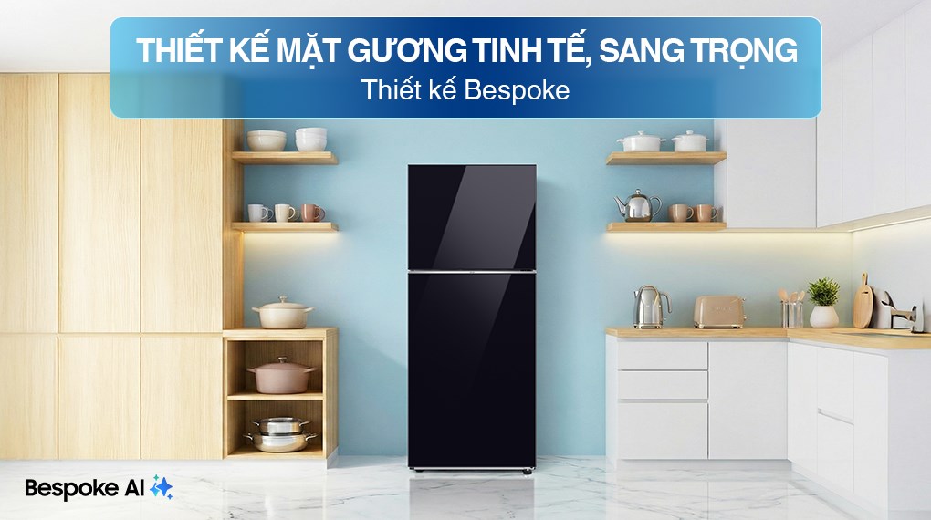 Tủ lạnh Samsung Inverter 385 lít Bespoke RT38CB668422SV