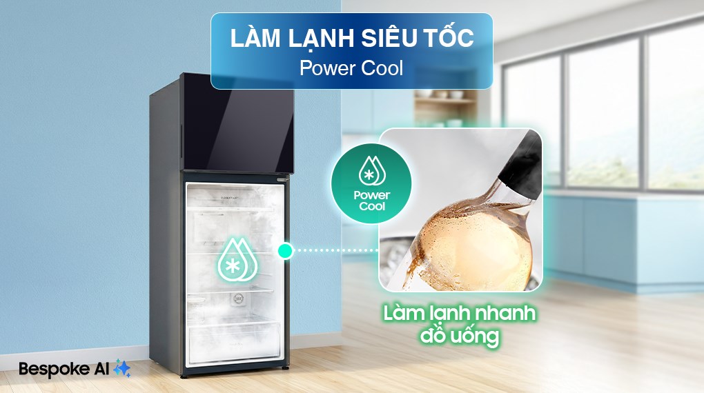 Tủ lạnh Samsung Inverter 385 lít Bespoke RT38CB668422SV
