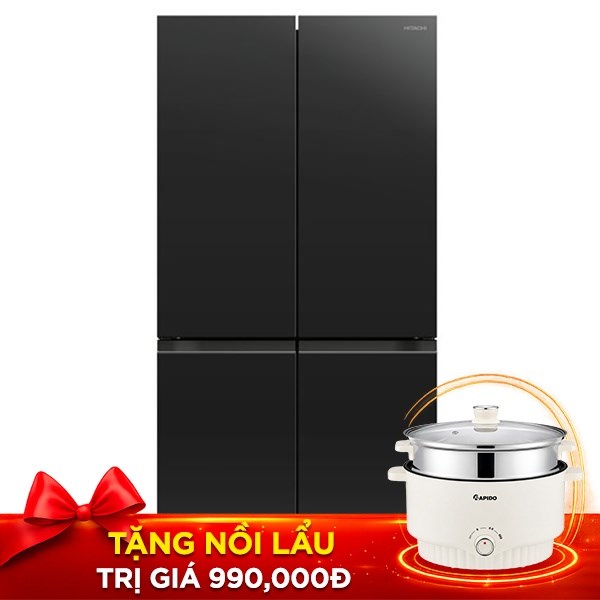 Hitachi Inverter 645 lít R-WB700PGV4 GBK