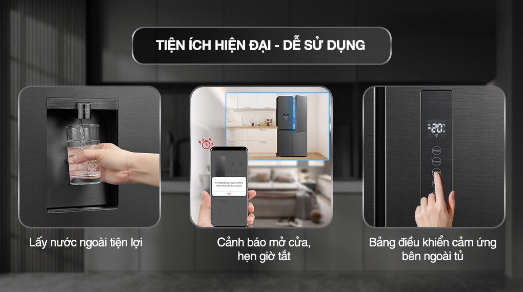 Tủ lạnh Toshiba Inverter 471 lít Multi Door GR-RF606WI-PMV(60)-AG