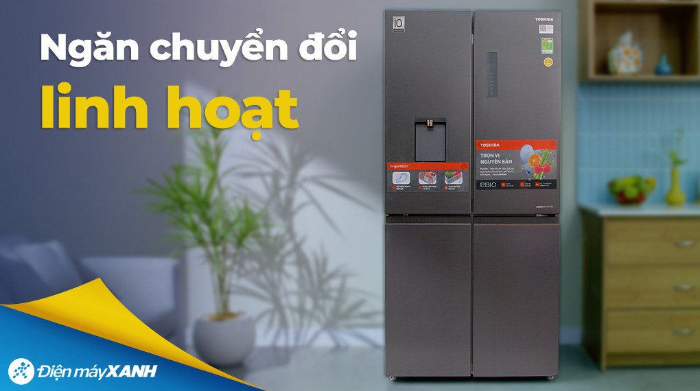 Tủ lạnh Toshiba Inverter 471 lít Multi Door GR-RF606WI-PMV(60)-AG