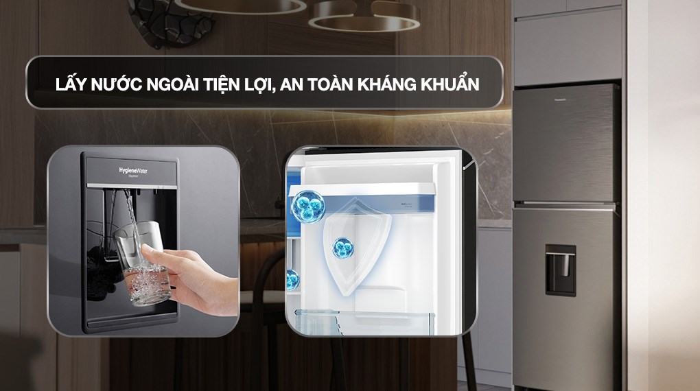 Tủ lạnh Panasonic Inverter 265 lít NR-TV301GVKV