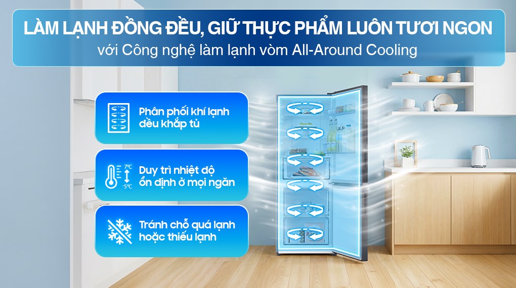 Tủ lạnh Samsung Inverter 280 lít RB27N4020B1/SV