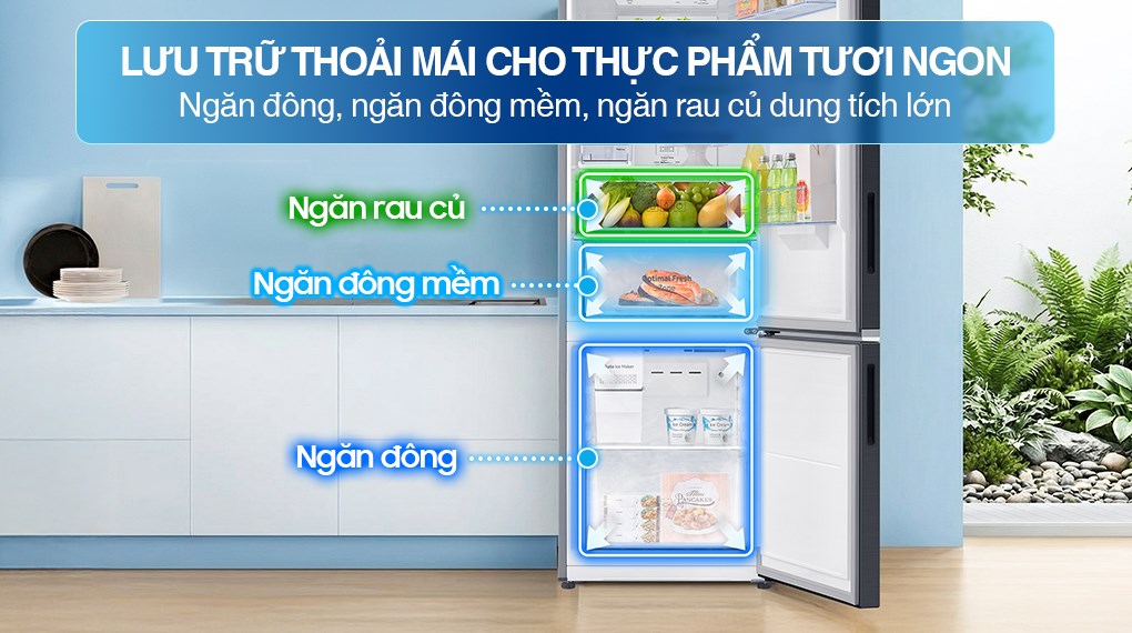 Tủ lạnh Samsung Inverter 280 lít RB27N4020B1/SV