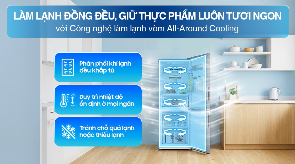 Tủ lạnh Samsung Inverter 280 lít RB27N4020S9/SV