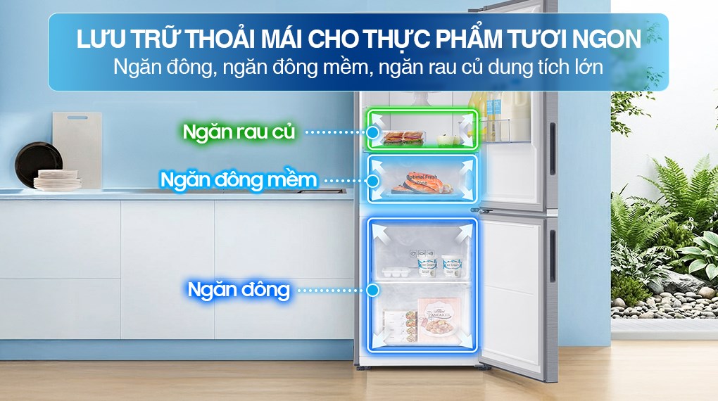 Tủ lạnh Samsung Inverter 280 lít RB27N4020S9/SV