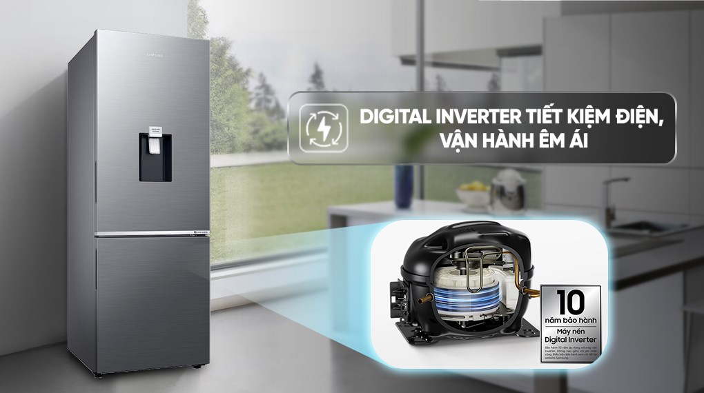 Tủ lạnh Samsung Inverter 307 lít RB30N4190S9/SV