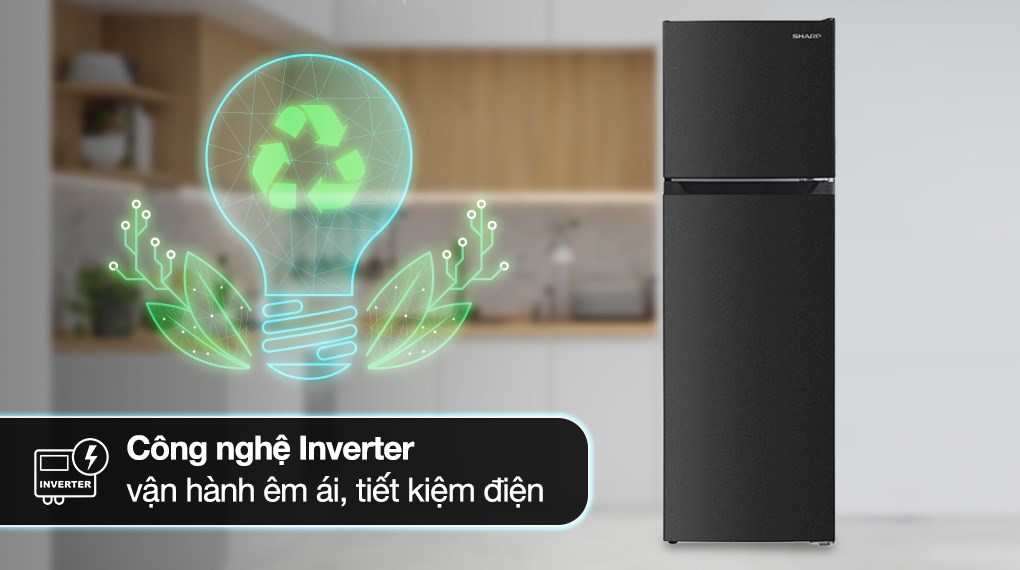 Tủ lạnh Sharp Inverter 247 lít SJ-X270V-DG