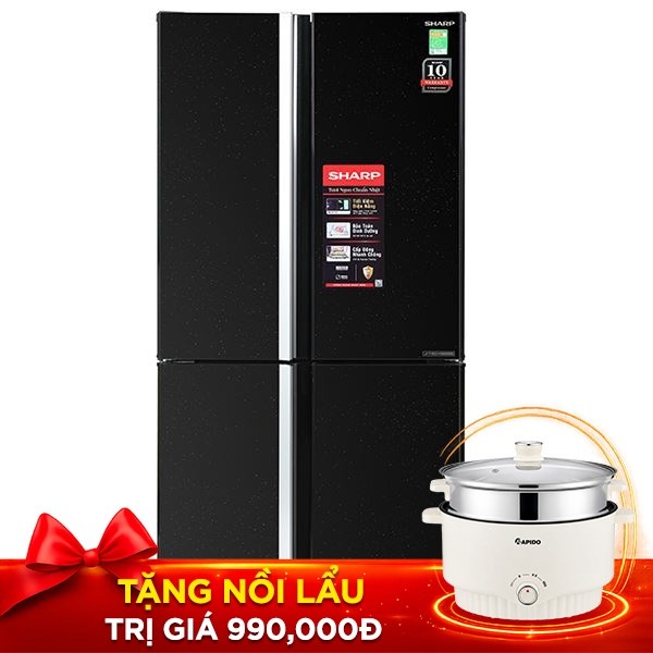 Sharp Inverter 572 lít SJ-FX650V-MK