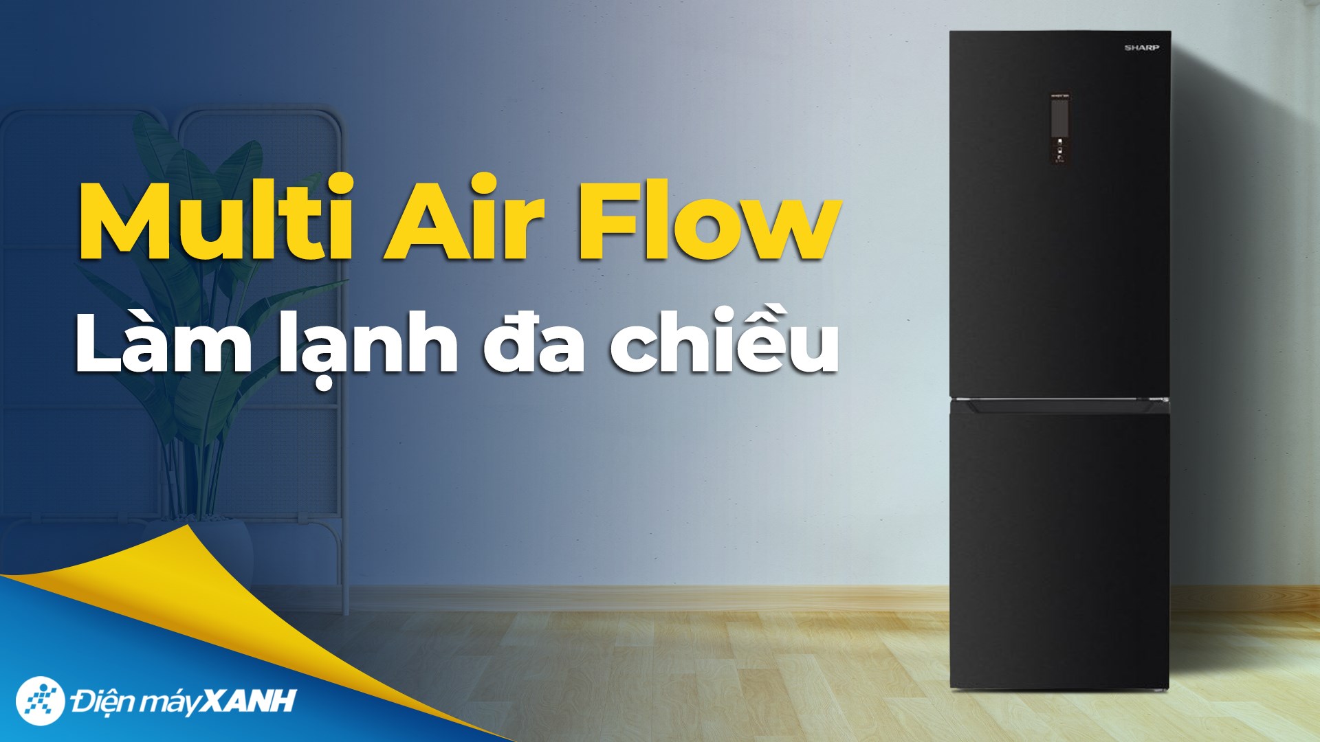 Tủ lạnh Sharp Inverter 323 lít SJ-BF330V-DG