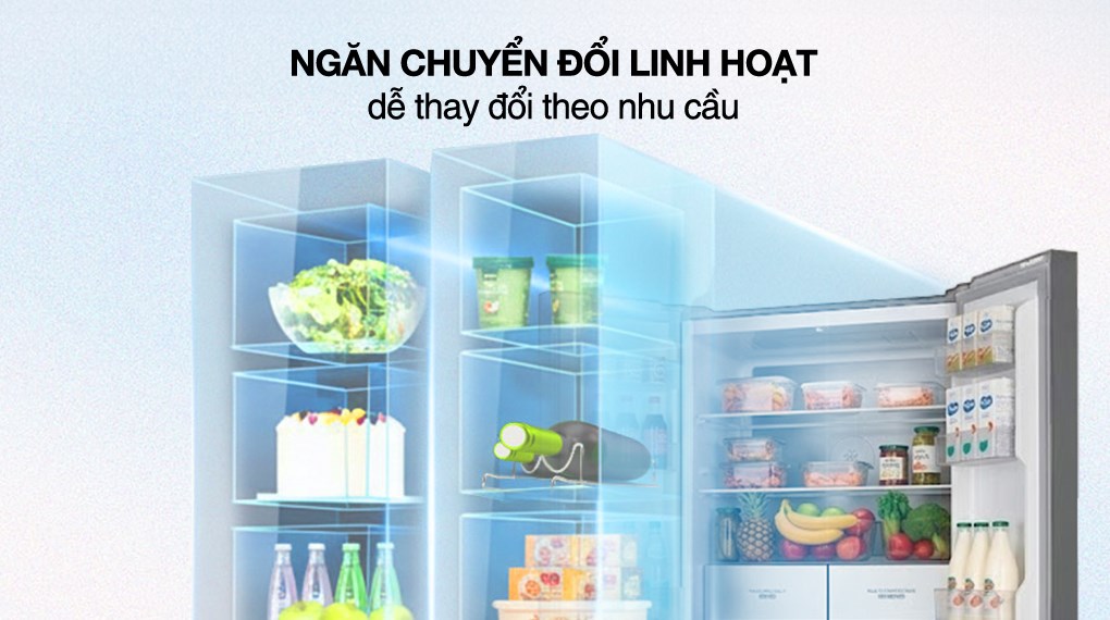 Tủ lạnh Sharp Inverter Multi Door 421 lít SJ-FXP510V-MG