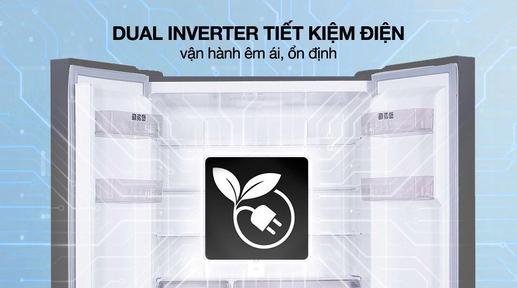 Tủ lạnh Sharp Inverter Multi Door 421 lít SJ-FXP510V-MG