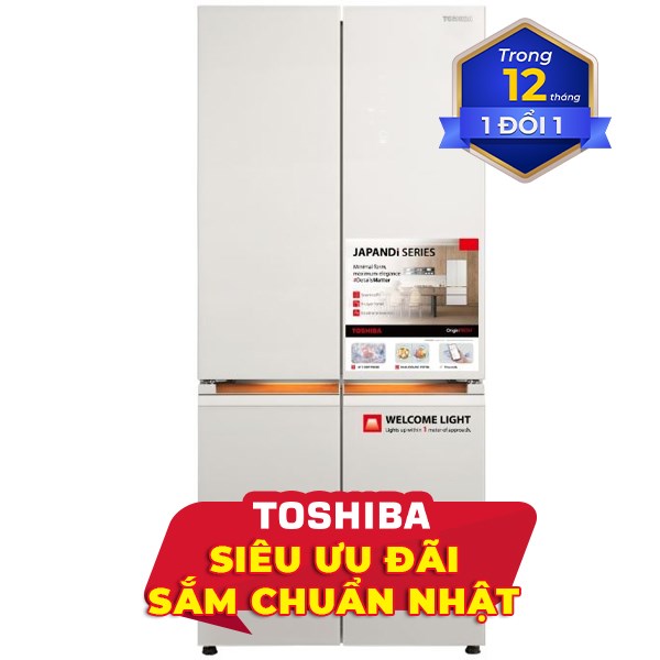 Toshiba Inverter 521 lít GR-RF681WI-PGV(D4)