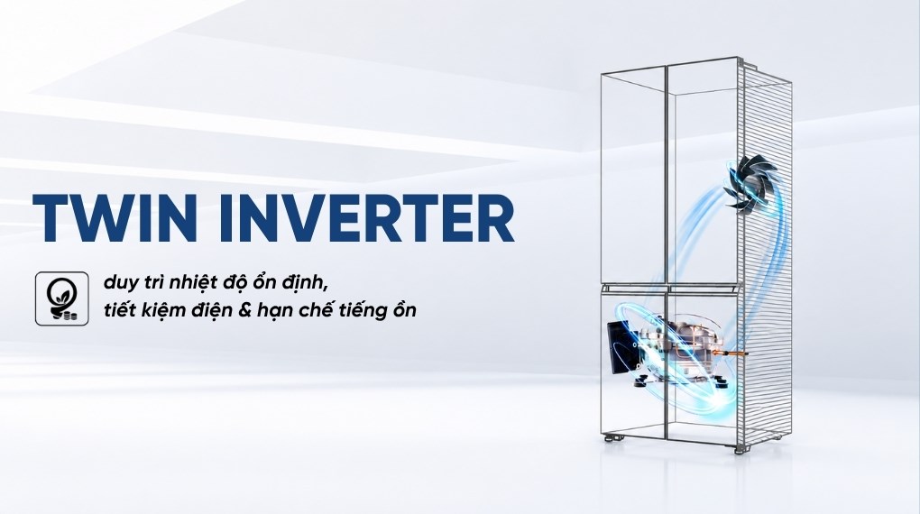 Tủ lạnh Aqua Inverter 522 lít Multi Door AQR-MA600XA(KGL)U1