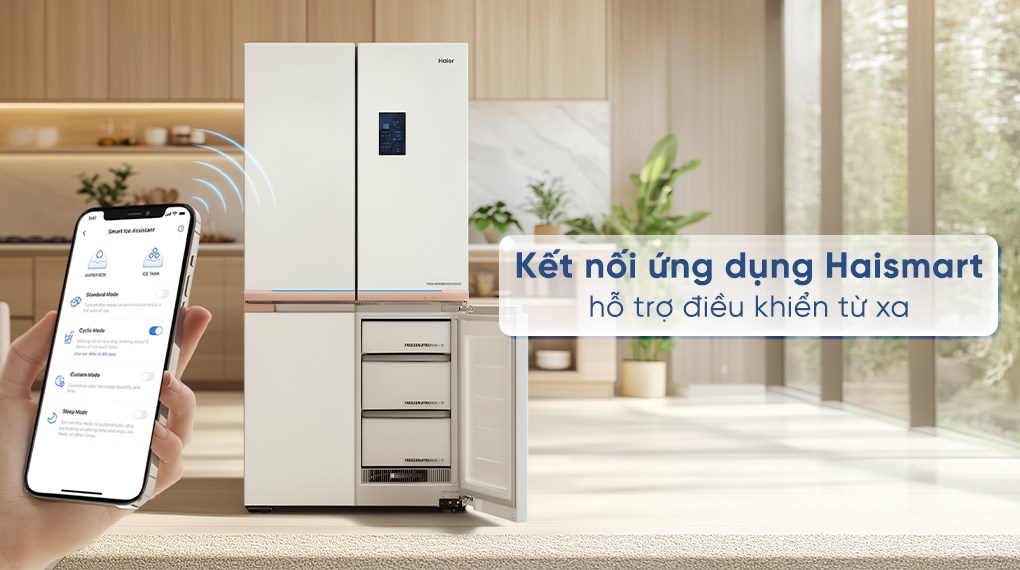 Tủ lạnh Haier Inverter 578 lít Multi Door HM720AGWVNU1