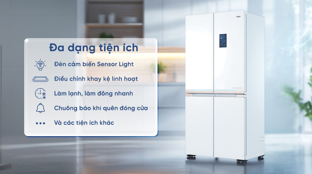 Tủ lạnh Haier Inverter 578 lít Multi Door HM720AGWVNU1