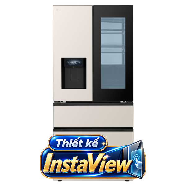 LG Inverter 550 lít InstaView F53EGR