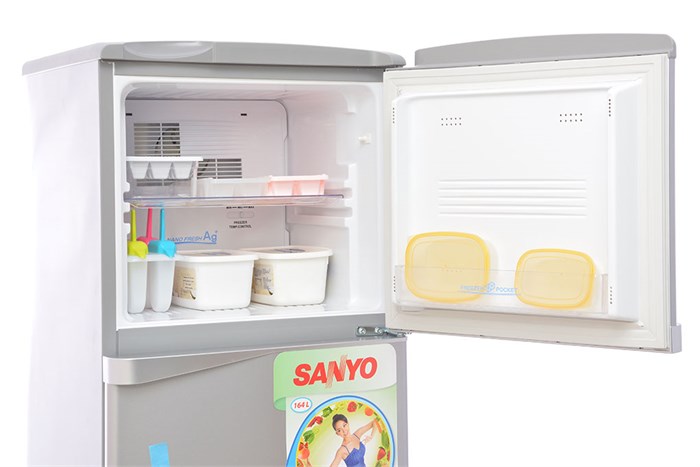 Tủ lạnh Sanyo SR-165PN 150 lít Màu Bạc