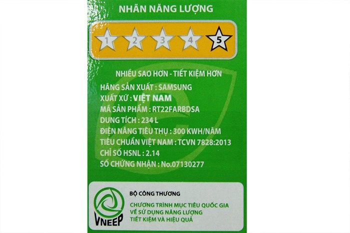 Tủ lạnh Samsung 234 lít RT22FARBDSA Màu Bạc