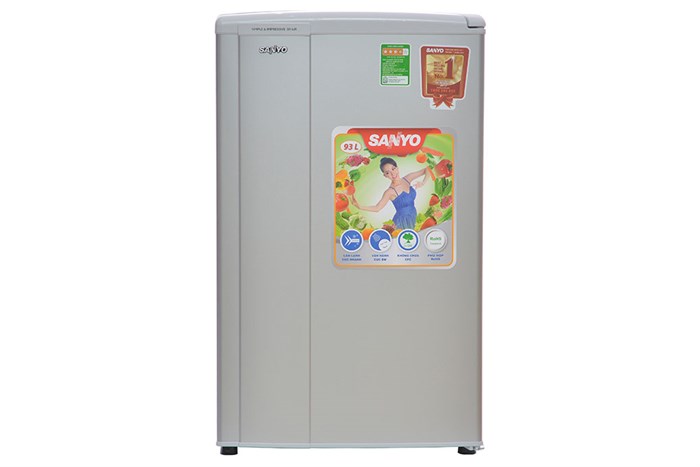 Tủ lạnh Sanyo Mini SR-9JR 90 lít Màu Xám
