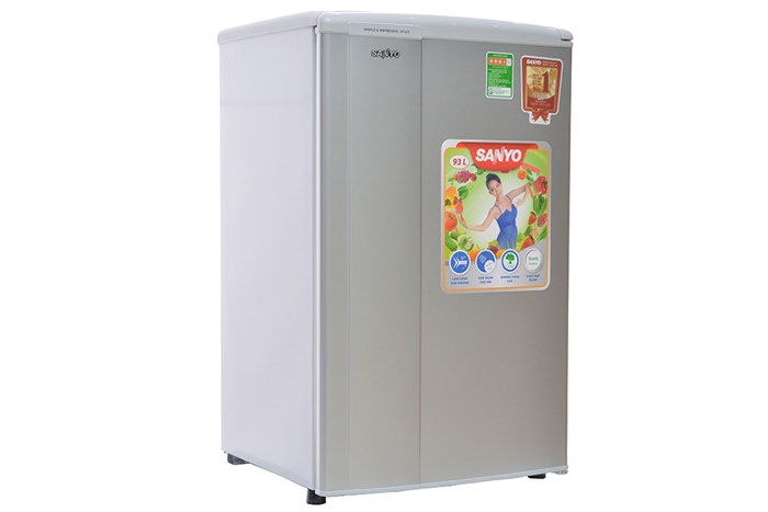 Tủ lạnh Sanyo Mini SR-9JR 90 lít Màu Xám