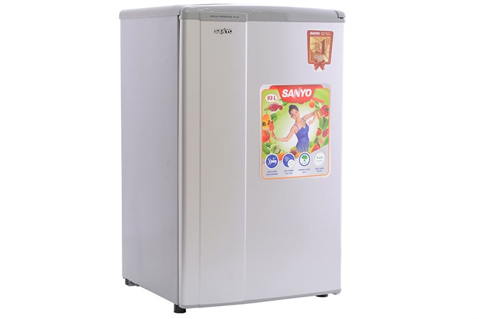 Tủ lạnh Sanyo Mini SR-9JR 90 lít Màu Bạc