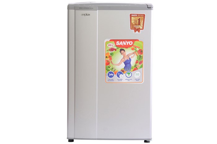 Tủ lạnh Sanyo Mini SR-9JR 90 lít Màu Bạc