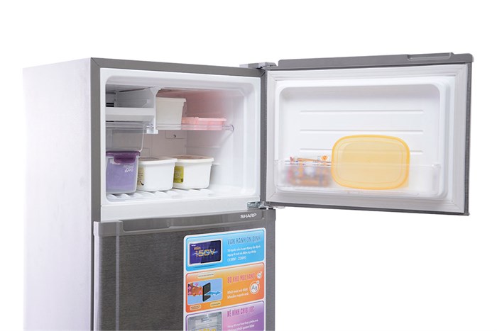 Tủ lạnh Sharp SJ-170S 165 lít Màu Xám