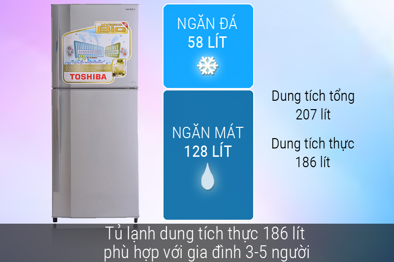 Dung tích tủ lạnh