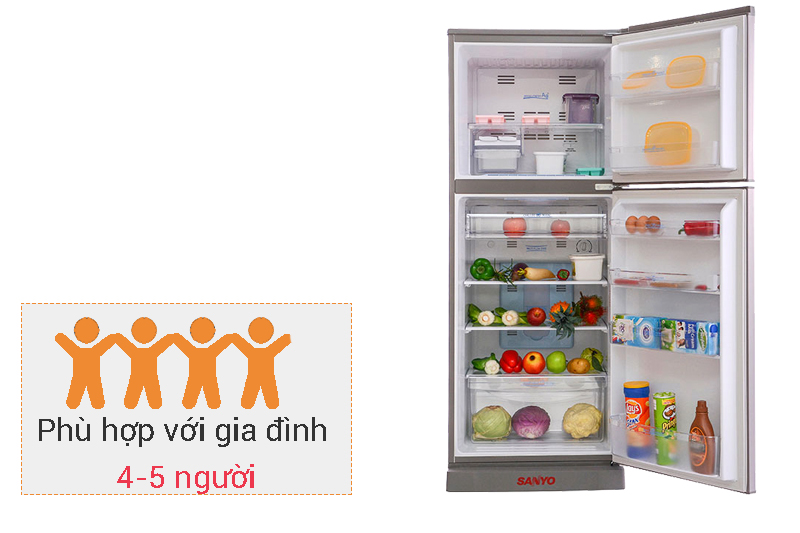 Sanyo SR-U25MN có dung tích 245L