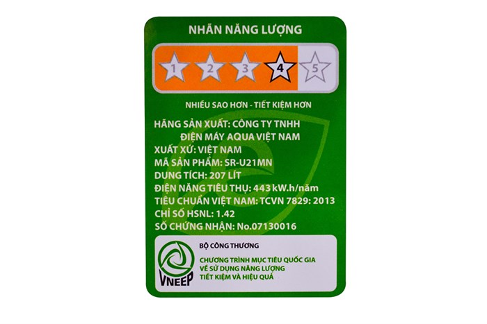 Tủ lạnh Sanyo 207 lít SR-U21MN Màu Inox