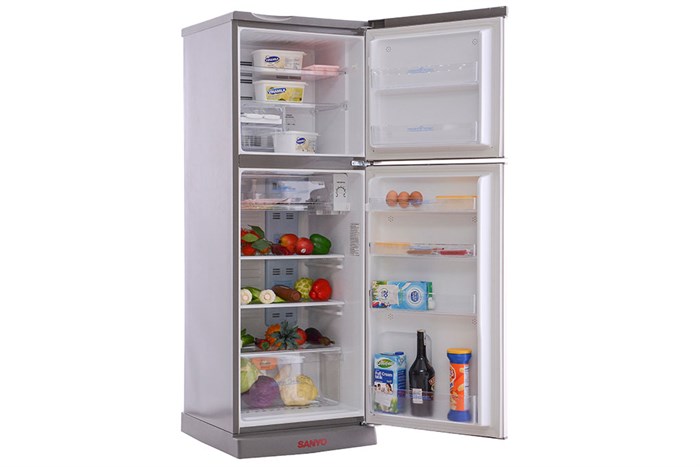 Tủ lạnh Sanyo 207 lít SR-U21MN Màu Inox