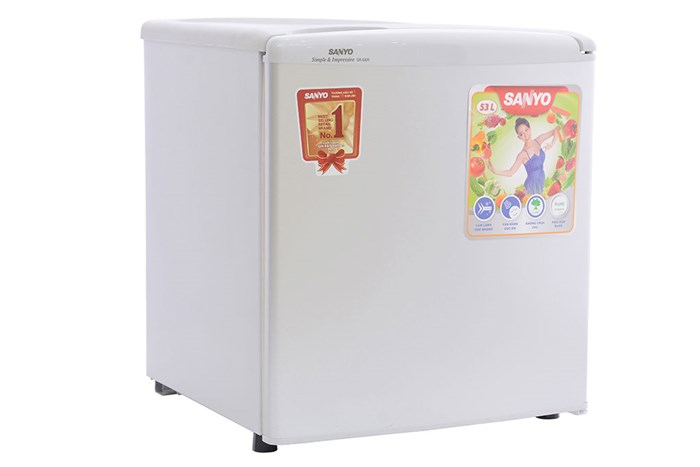 Tủ lạnh Sanyo Mini 50 lít SR-5KR Màu Xám
