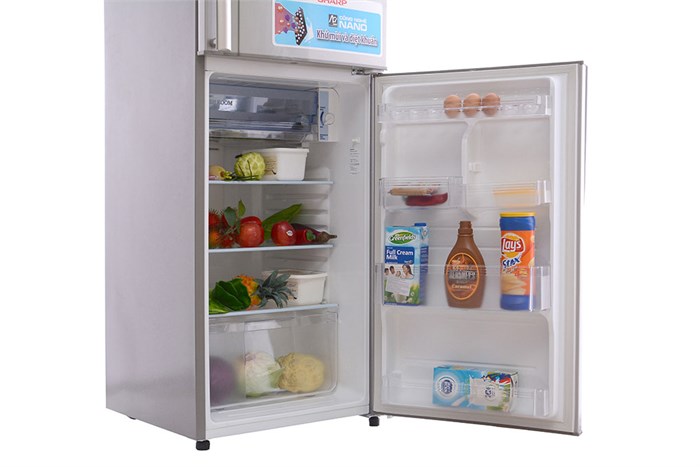 Tủ lạnh Sharp SJ-226S-SC 222 lít Màu Bạc
