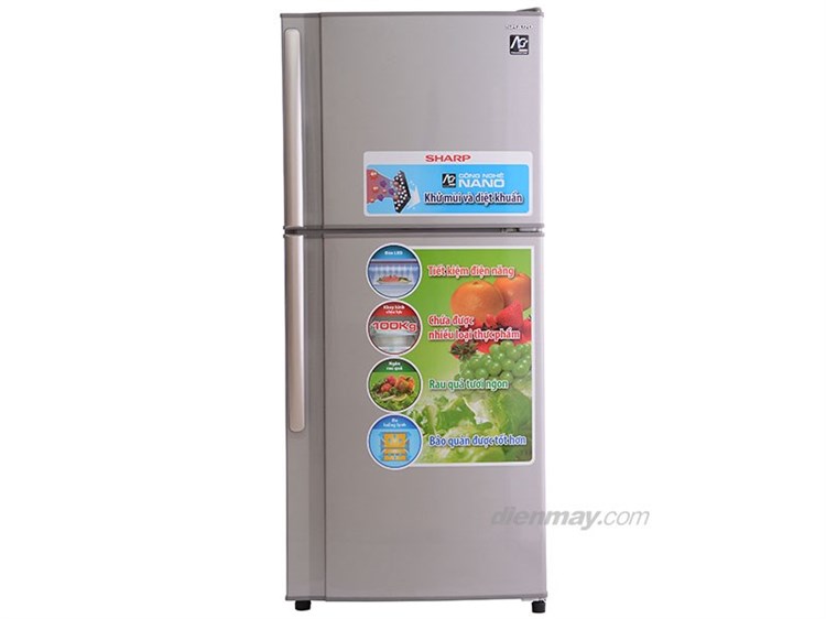 Tủ lạnh Sharp SJ-196S-SC 194 lít Màu Bạc