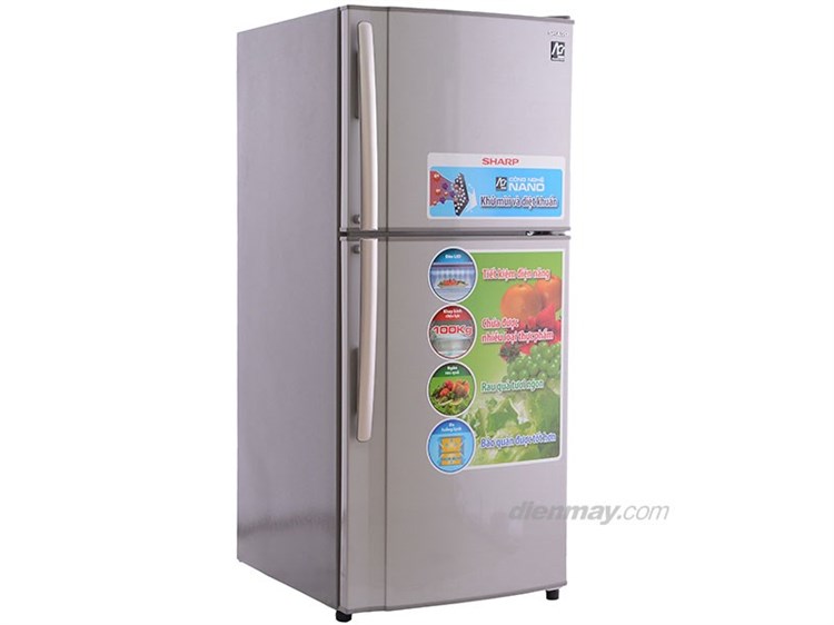 Tủ lạnh Sharp SJ-196S-SC 194 lít Màu Bạc