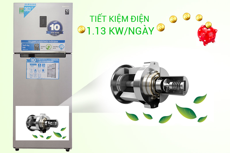 Samsung RT35FDACDSA/SV trang bị công nghệ Inverter