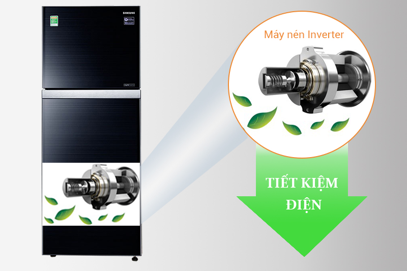 Samsung RT38FAUDDGL/SV trang bị công nghệ Inverter