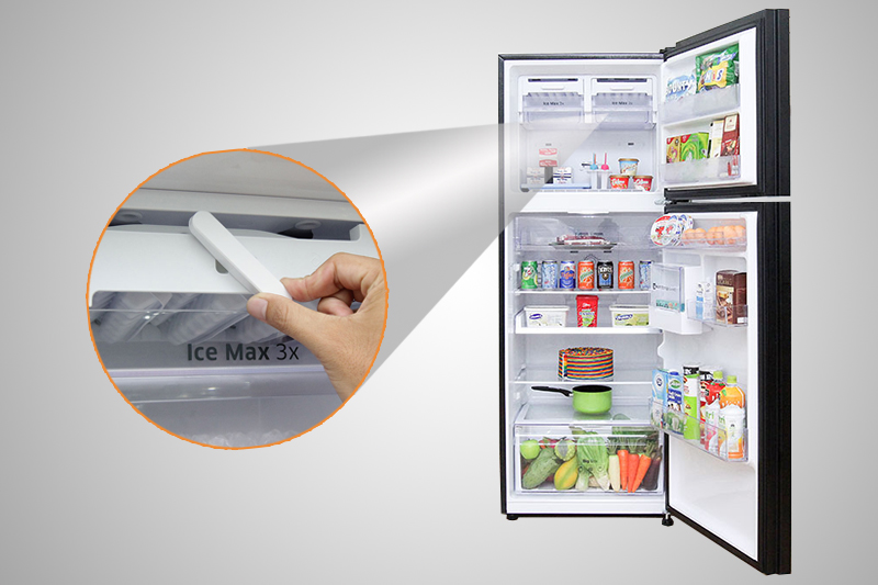 Samsung RT38FAUDDGL/SV trang bị 2 ngăn làm đá