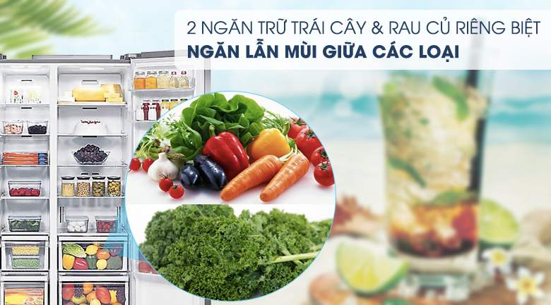 Tủ lạnh Samsung Inverter 538 lít RS552NRUASL/SV