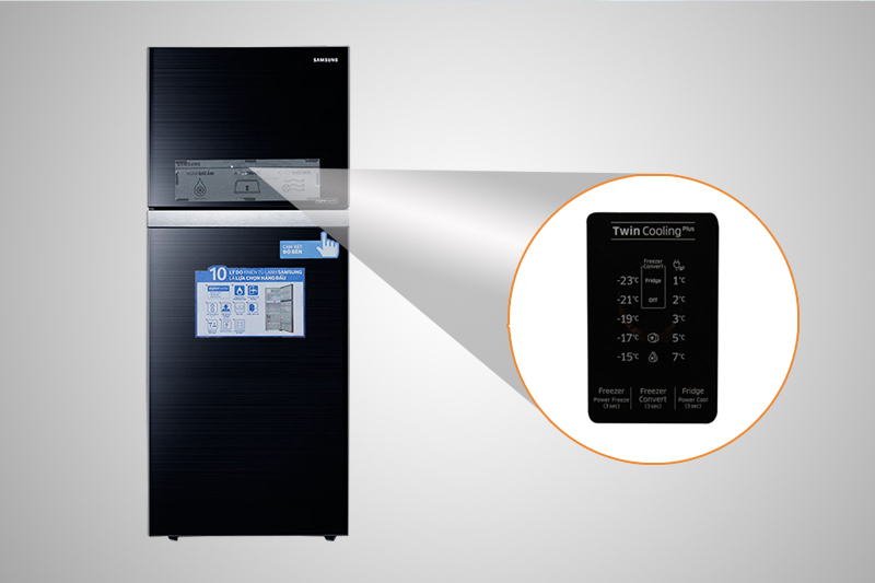 Samsung RT35FAUCDGL/SV có 5 chế độ chuyển đổi linh hoạt