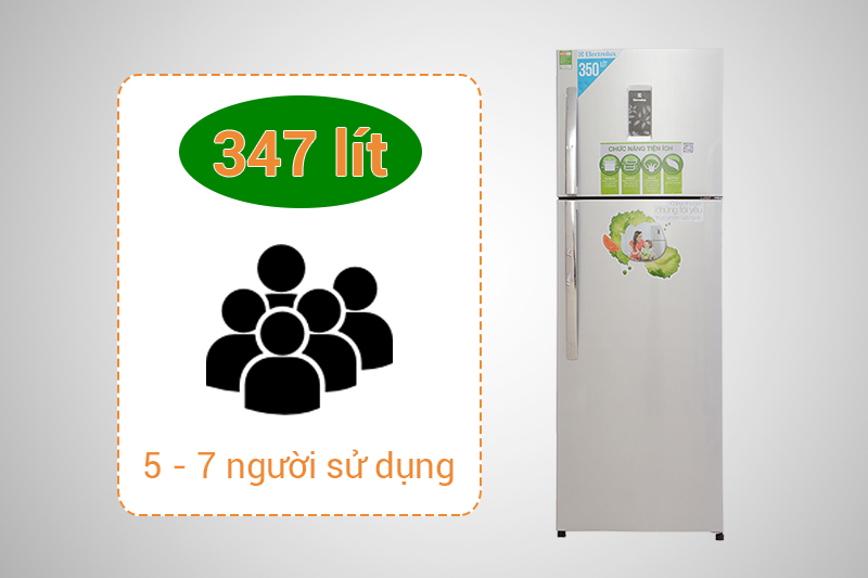 Với dung tích sử dụng lên đến 247 lít